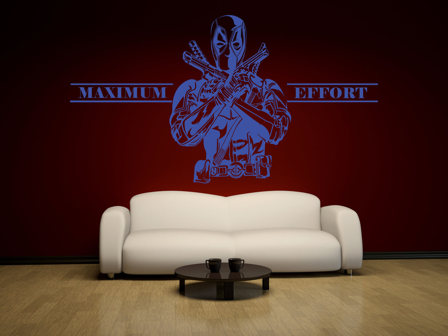 DEADPOOL - MAXIMUM EFFORT WALL ART VINYL DECAL STICKER