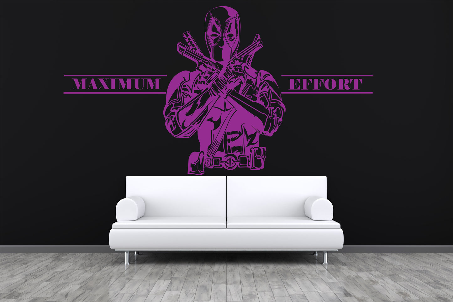DEADPOOL - MAXIMUM EFFORT WALL ART VINYL DECAL STICKER