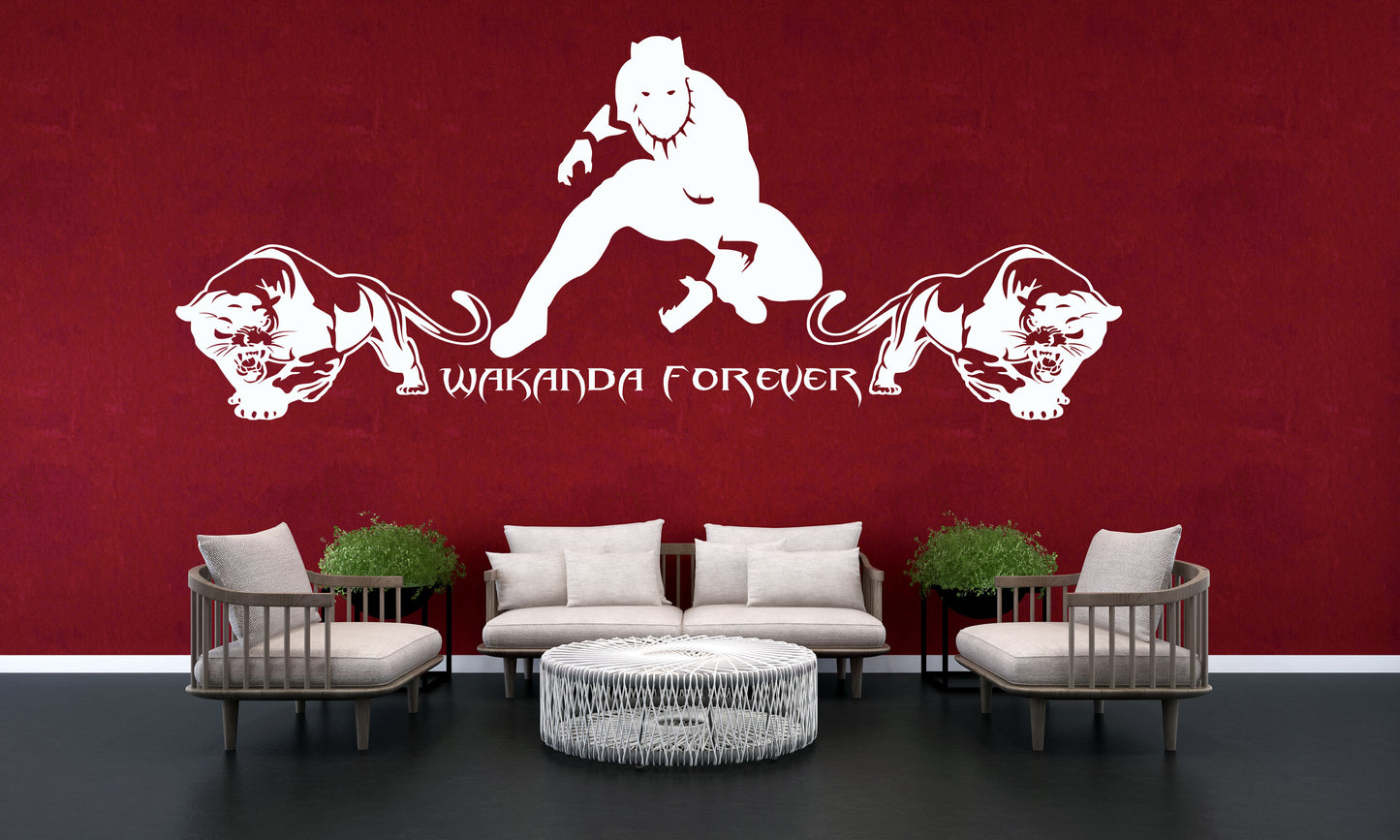 Black Panther Wall Art Vinyl Decal Sticker