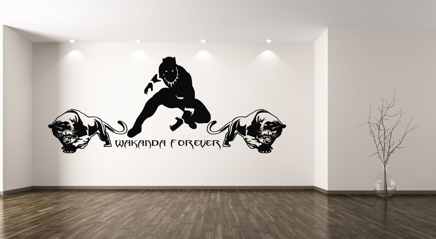 Black Panther Wall Art Vinyl Decal Sticker